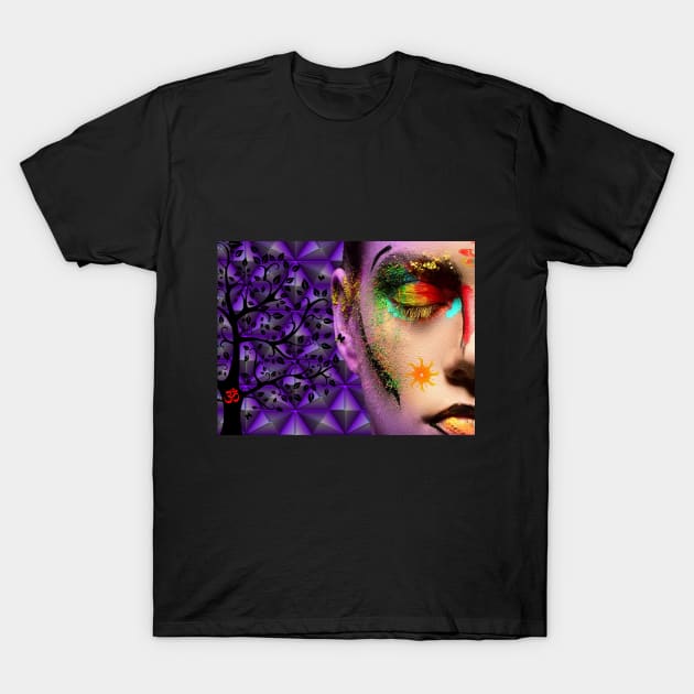 Dreaming... T-Shirt by ChaChaDivineArt